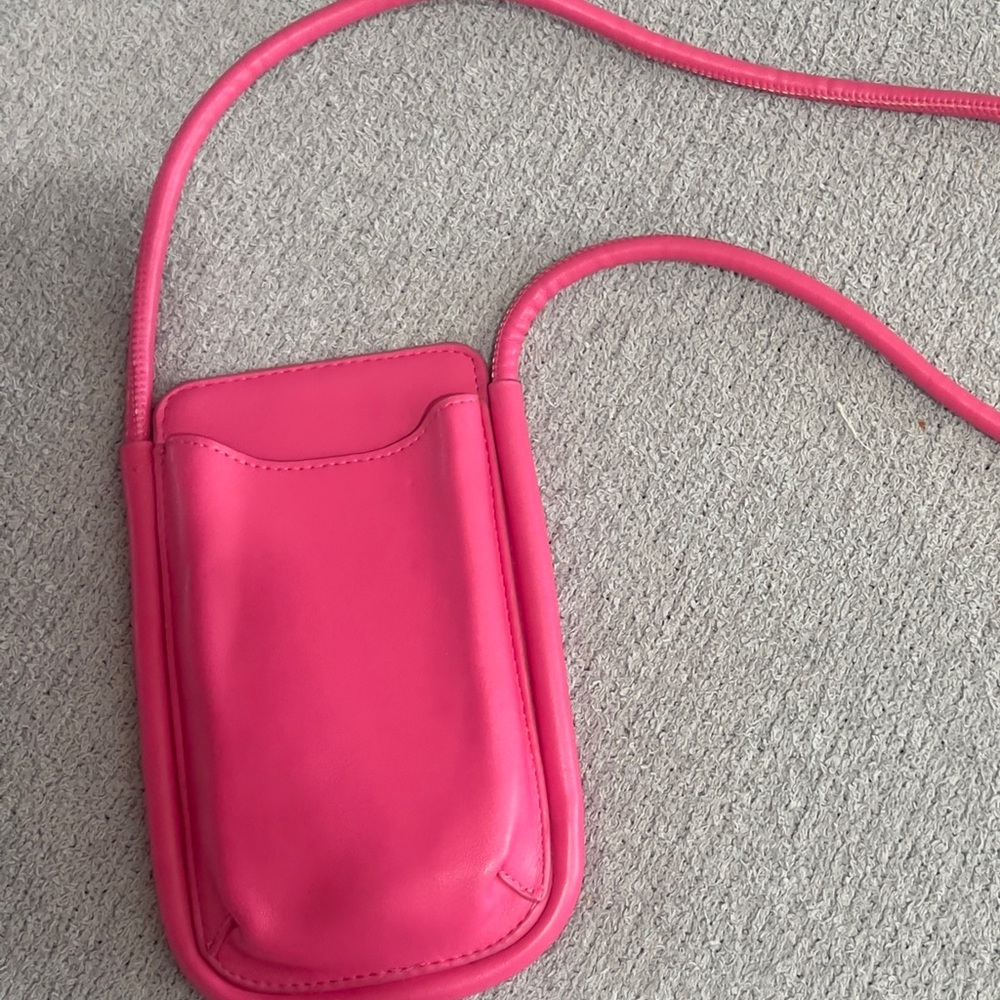 Pink Crossbody Cell Phone Case bag